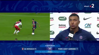 L’interview de Kylian Mbappé face à Monaco après la victoire du PSG et la question sur son avenir