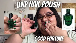 ✨Radiant Emerald Green Nails✨ ILNP Nail Polish In Good Fortune Swatch & Review💅💅 (Shimmer)