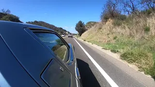 Maserati Bora driving in Santa Barbara