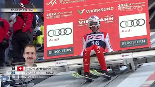 Ski Flying World Championships Vikersund 2022 - Individual, 2nd round