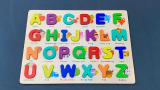 ABC Puzzle Toy | Learning Toy Letters and Alphabet Video for Toddlers