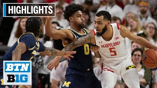 Highlights: Maryland Grabs Share of B1G Regular Season Title | Michigan at Maryland | March 8, 2020