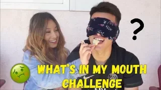 WHAT’S IN MY MOUTH CHALLENGE! w/ GIRLFRIEND