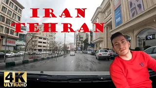 driving and walking tour in Tehran / Iran / Andarzgoo street