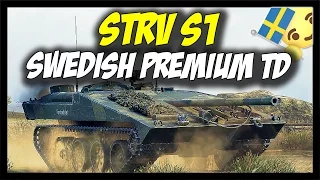 ► STRV S1 - New Tier 8 Swedish Premium Tank Destroyer - World of Tanks STRV S1 Gameplay