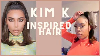 Half Up Half Down Quick Weave | Kim K Inspired | WELCOME2PARIS