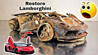 Fully restoration old abandoned Lamborghini car | Restoration video