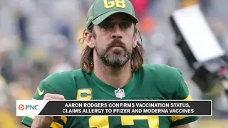 Packers' Aaron Rodgers defends vaccination status in bizarre interview