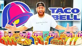 I Only Ate TACO BELL For 24 Hours! *IMPOSSIBLE FOOD CHALLENGE*