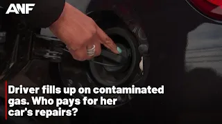 Metro driver fills up her car with contaminated gas? Who pays for her repairs?
