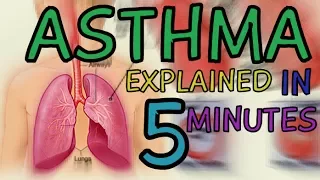 WHAT IS ASTHMA? ASTHMA EXPLAINED IN 2 MINUTES | CAUSES SYMPTOMS DIAGNOSIS TREATMENT PATHOLOGY