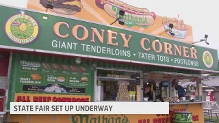 Behind the scenes | Vendors begin setting up for Iowa State Fair