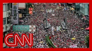 Organizers say over one million marched in Hong Kong