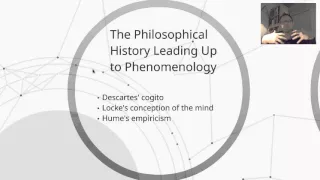 Introduction to Phenomenology Part I