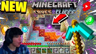 EVERYTHING *NEW* IN THE 1.17 UPDATE SO FAR! | WHATS IN MINECRAFT 1.17 CAVES AND CLIFFS SO FAR? PT.1