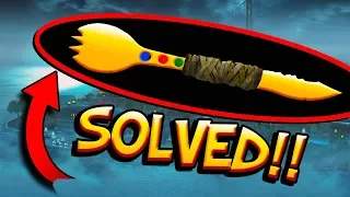 HARDEST EE NOW SOLVED!!!🥄UPGRADED "GOLDEN SPORK KNIFE" Blood of the Dead