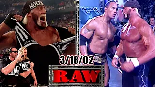 WWF RAW - March 18, 2002 Full Breakdown - Day After WrestleMania 18 - Hogan & Rock v nWo In Montreal