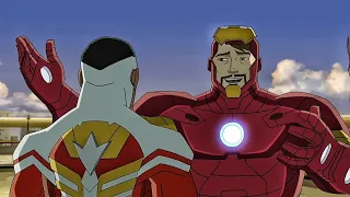 Falcon First Day-avengers assemble | avengers cartoon clips