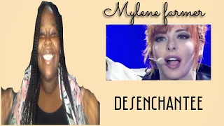 Mylene Farmer  - Desenchantee( live 2009) Reaction