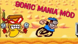 Sonic Mania mod : Pizza Tower V0.1 DOWNLOAD