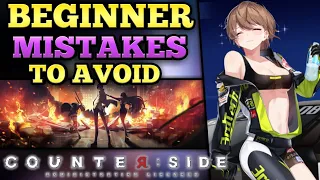 Counter: Side - Beginner Mistakes to avoid