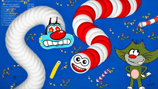 Worms zone.io - Slither snake Saamp Wala game Hungry Worm oggy jack voice