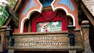 Pinocchio's Daring Journey DARK RIDE 4K ULTRA HD, Disneyland