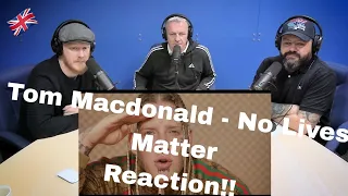 Tom MacDonald - "NO LIVES MATTER" REACTION!! | OFFICE BLOKES REACT!!