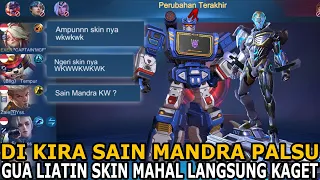 NGERI SKIN NYA WOI , AMPUN BANG! AWAL NYA DI KATAIN PALSU , PAS GUA LIATIN SKIN MAHAL LANGSUNG KAGET