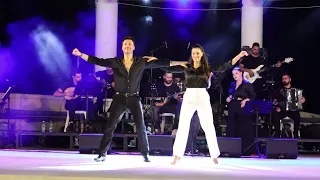 Shakallis siblings enjoying a Hasapiko dance at "Cyprus Zorba Festival"