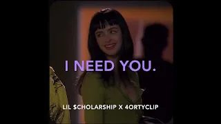 LIL $CHOLARSHIP x 4ortyclip - I need you. (prod. Acculbed)