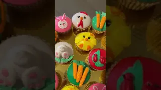 yummy cake cupcake easter bunny chicken