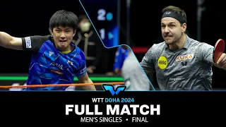 FULL MATCH | Timo BOLL vs Tomokazu HARIMOTO | MS F | #WTTDoha 2024