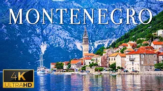 FLYING OVER MONTENEGRO (4K UHD) - Relaxing Music With Scenic Relaxation Film For Reading Book Better
