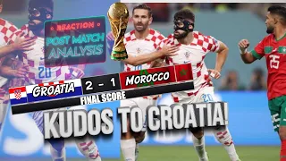 Croatia Morocco WORLD CUP REACTION | Kovacic, Modric, Gvardiol and Croatians NEED RESPECT!