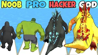 NOOB vs PRO vs HACKER vs GOD in Monster Draft New Monster Part2