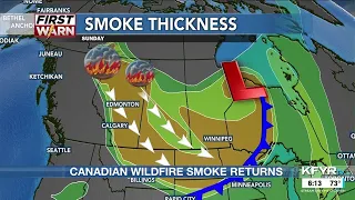 Canadian wildfire smoke returns; could this summer be worse than 2023 for our air quality?