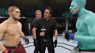 Khabib Nurmagomedov vs. Sailor Zombie (EA sports UFC 3) - CPU vs. CPU - Crazy UFC 👊🤪