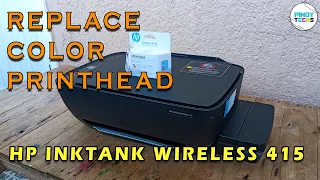 HP INK TANK WIRELESS 415 | REPLACE COLOR PRINTHEAD | ENGLISH SUBTITLE