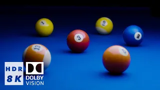 HDR 8k Billiards Dolby Vision