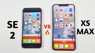 iOS 16.6 SPEED TEST - iPhone SE 2020 Vs iPhone XS Max (2023)