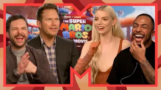 Anya Taylor-Joy, Chris Pratt & Charlie Day play The Super Mario Bros Movie Quiz | MTV Movies