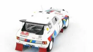 Peugeot  205 T16 Rally Monte Carlo 1986 1:43 Scale Model Car