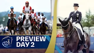 Dressage continues on Day 2 + Reining & Eventing! - Preview | FEI World Equestrian Games