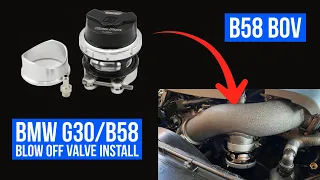 BMW B58 BLOW OFF VALVE INSTALL (LOUD)