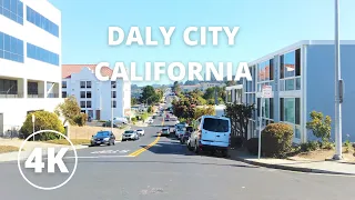 Driving Daly City, California, USA, 4K