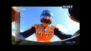 Seru Duel Dani Pedrosa vs Valentino Rossi Di sirkuit Aragon