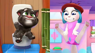 TALKING ANGELA 🐱  TALKING TOM 2 AO MESMO TEMPO BomBoing Studio