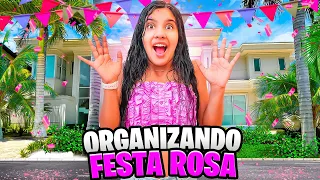 FESTA ROSA SÓ PARA MENINAS - TUDO QUE EU COMPREI 🎀