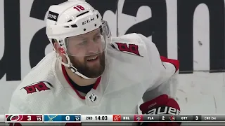 NHL Fight - Hurricanes @ Blues - Kotkaniemi vs Toropchenko - 26/03/2022